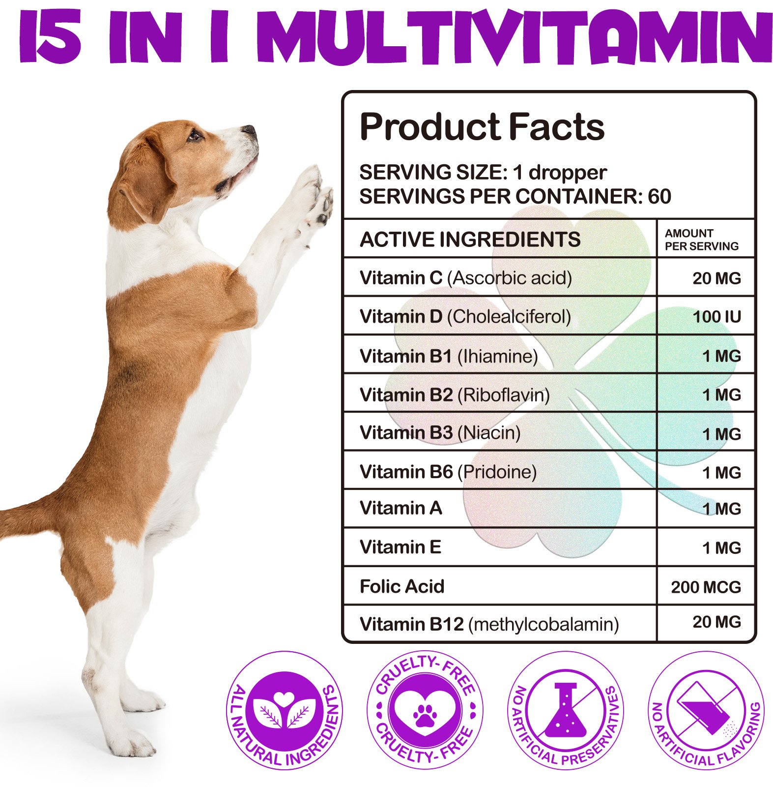 15 in 1 Liquid Multivitamin for Dogs - Image 4