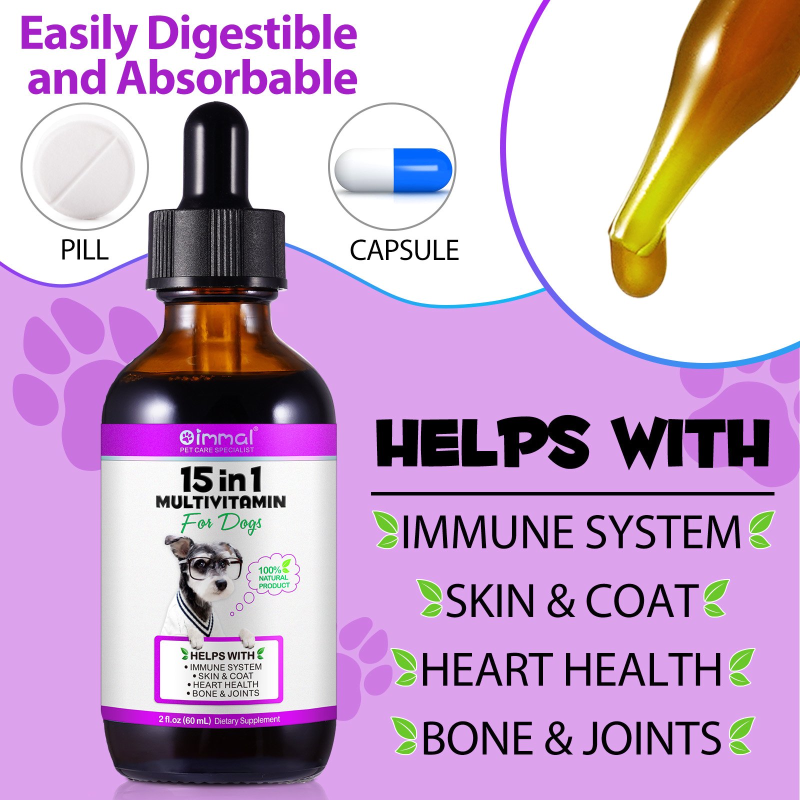 15 in 1 Liquid Multivitamin for Dogs - Image 3