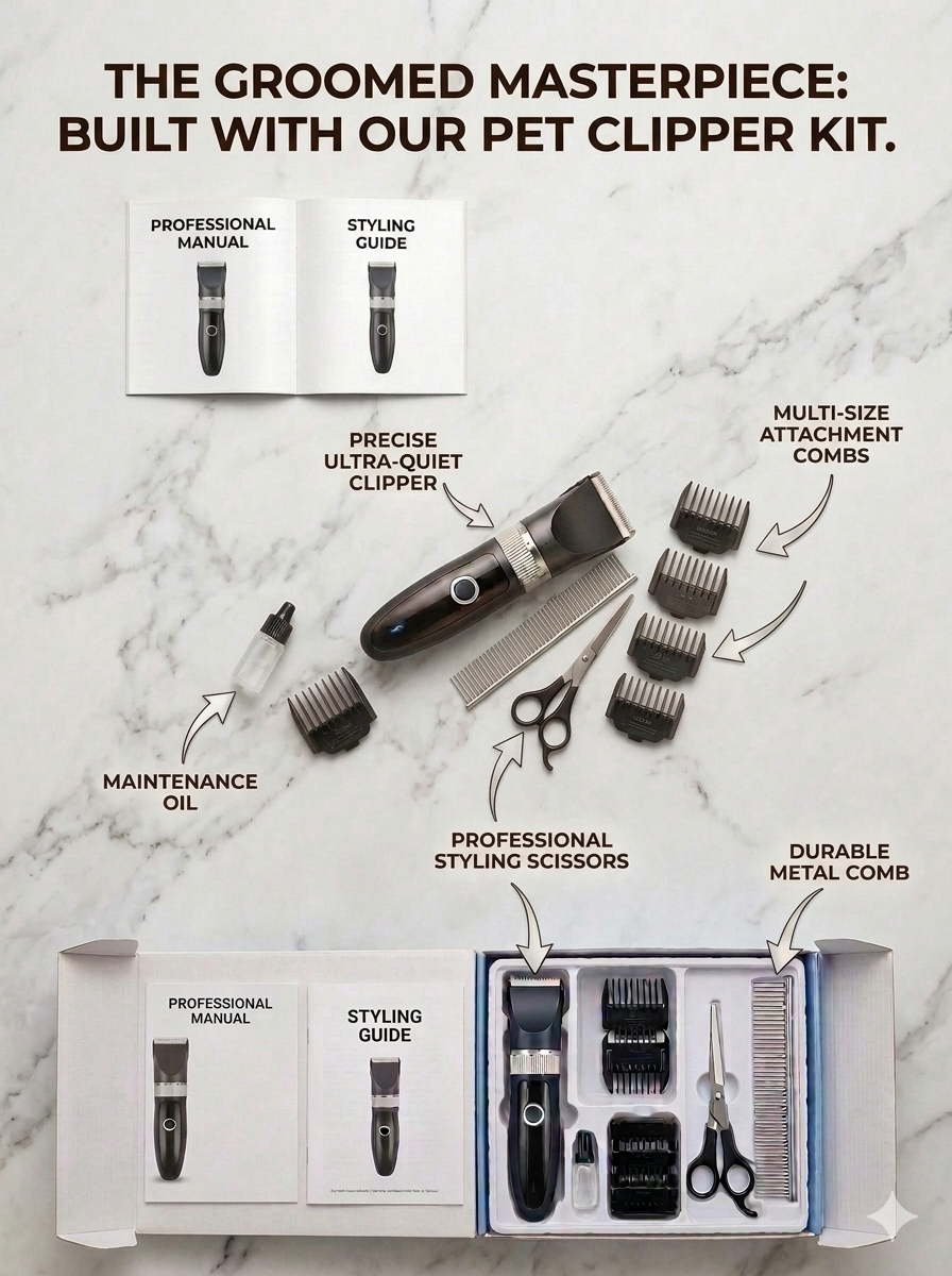 Pet Grooming Clipper - Image 2