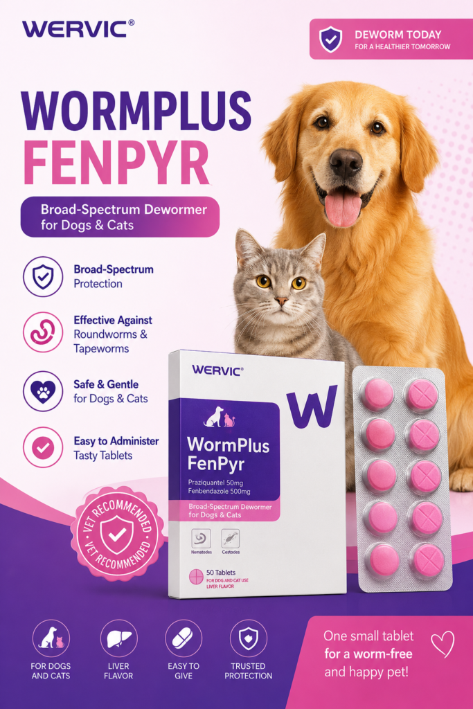 WormPlus (Dewormer Tabs for Cat & Dog)